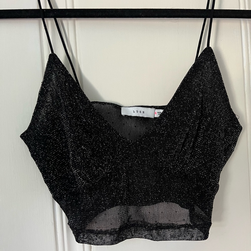 Glitter Crop Top